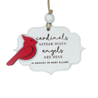 Cardinal Memorial Ornament