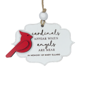 Cardinal Memorial Ornament