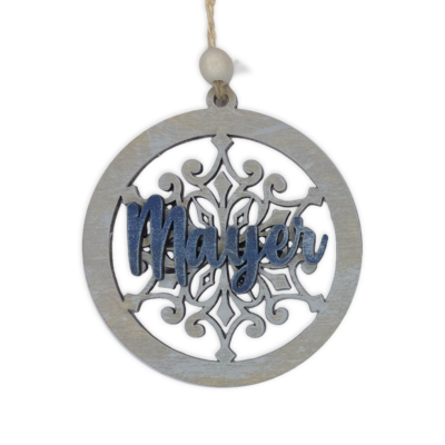 Snowflake Name Ornament